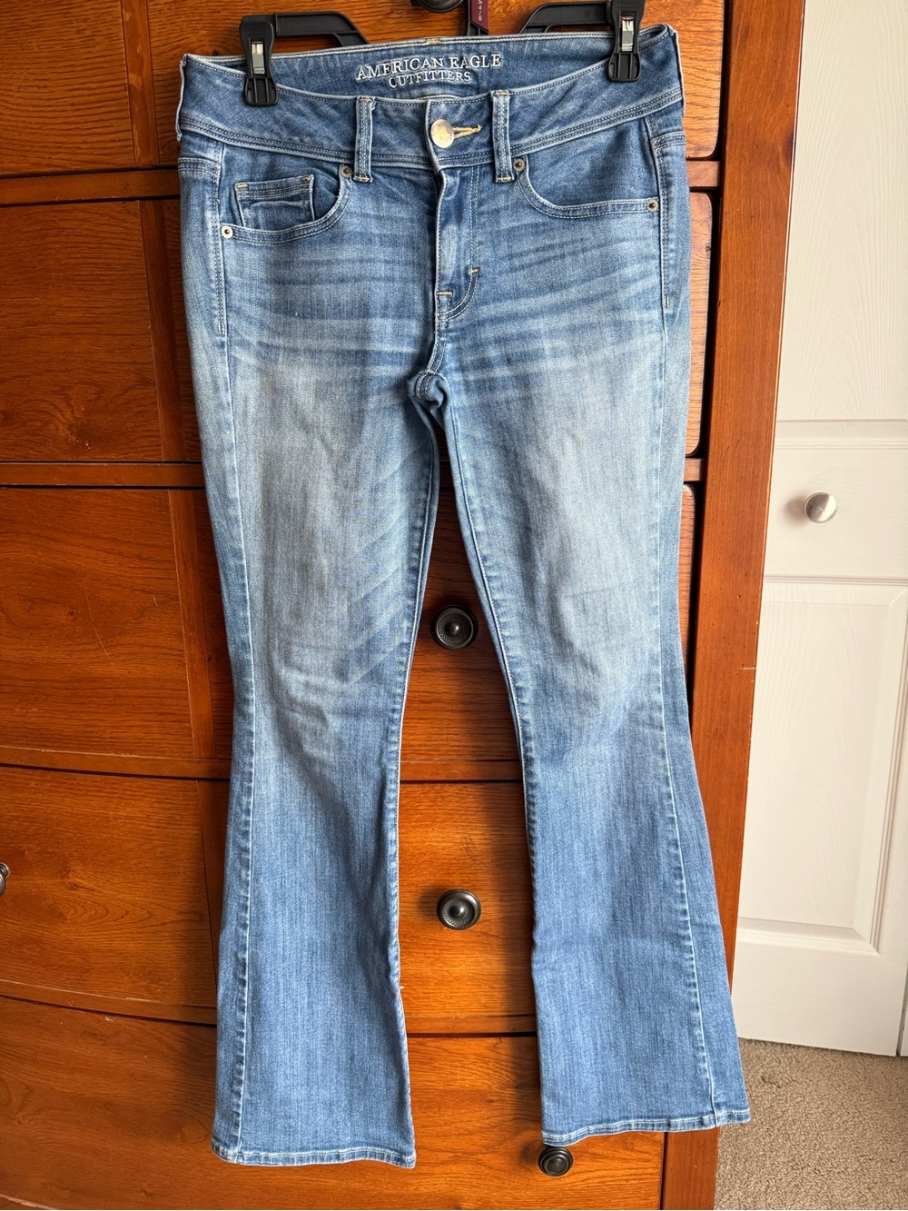 American Eagle Outfitters Light Blue Kick Boot Jeans Size 4